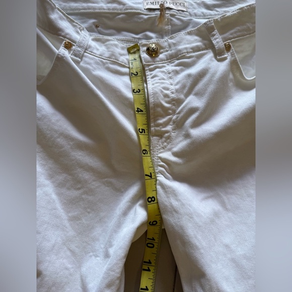 Emilio Pucci  Off White Jeans  Boot Size US 12 . UK 14 Bolo Brand Made In Italy - Picture 10 of 16